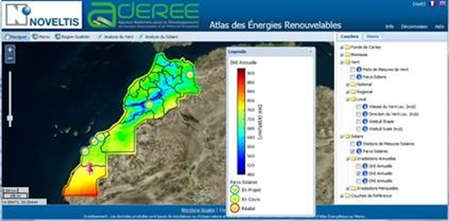 Atlas des énergies renouvelables du Maroc Website