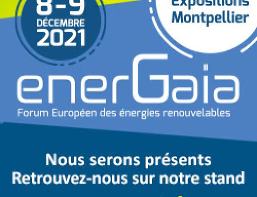 Les énergies renouvelables à l’honneur au salon enerGaia les 8 & 9 décembre 2021